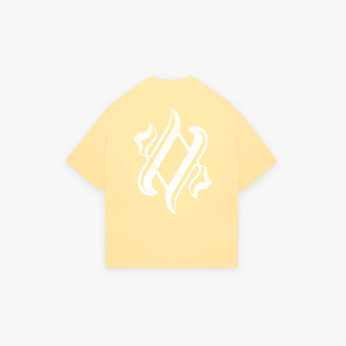 CROP MAGEN DAVID - WASHED YELLOW