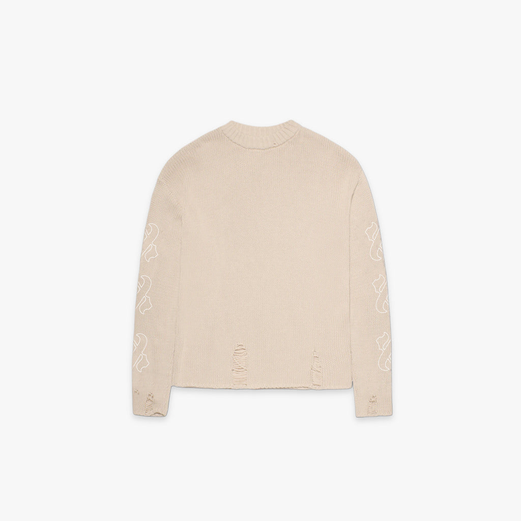 SANDSTONE - BEIGE KNIT SWEATER Idolstudios