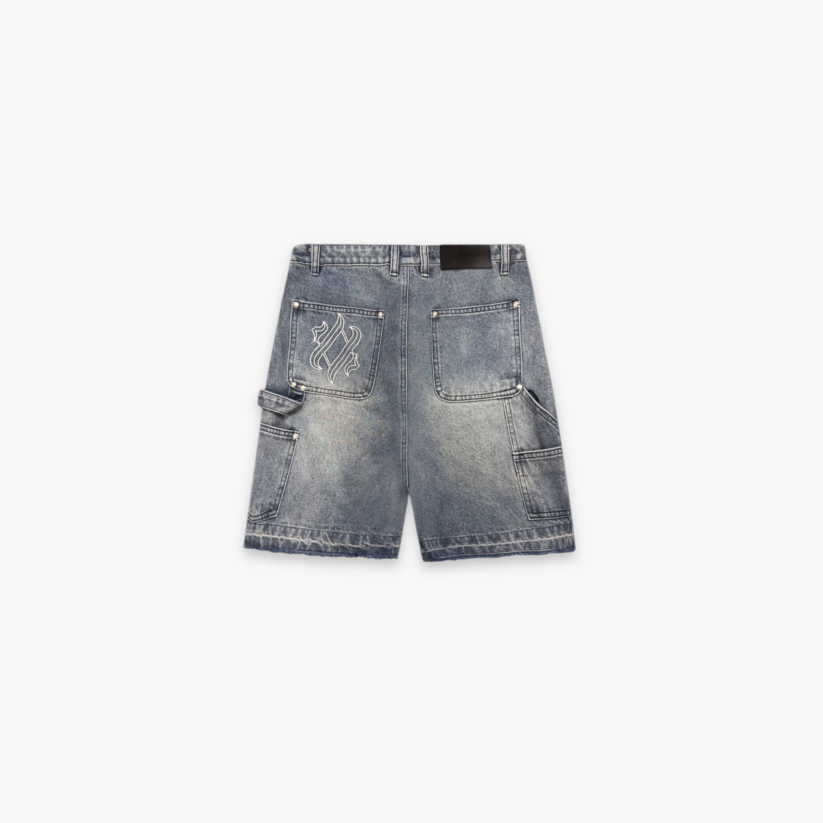 Carpenter denim shorts - light blue IDOL STUDIOS