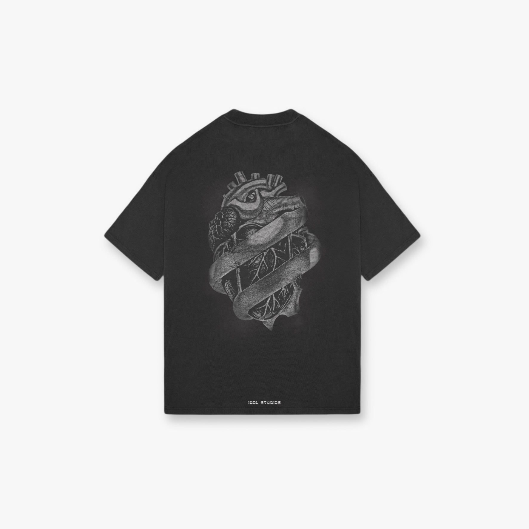 Metal heart - black washed Idolstudios