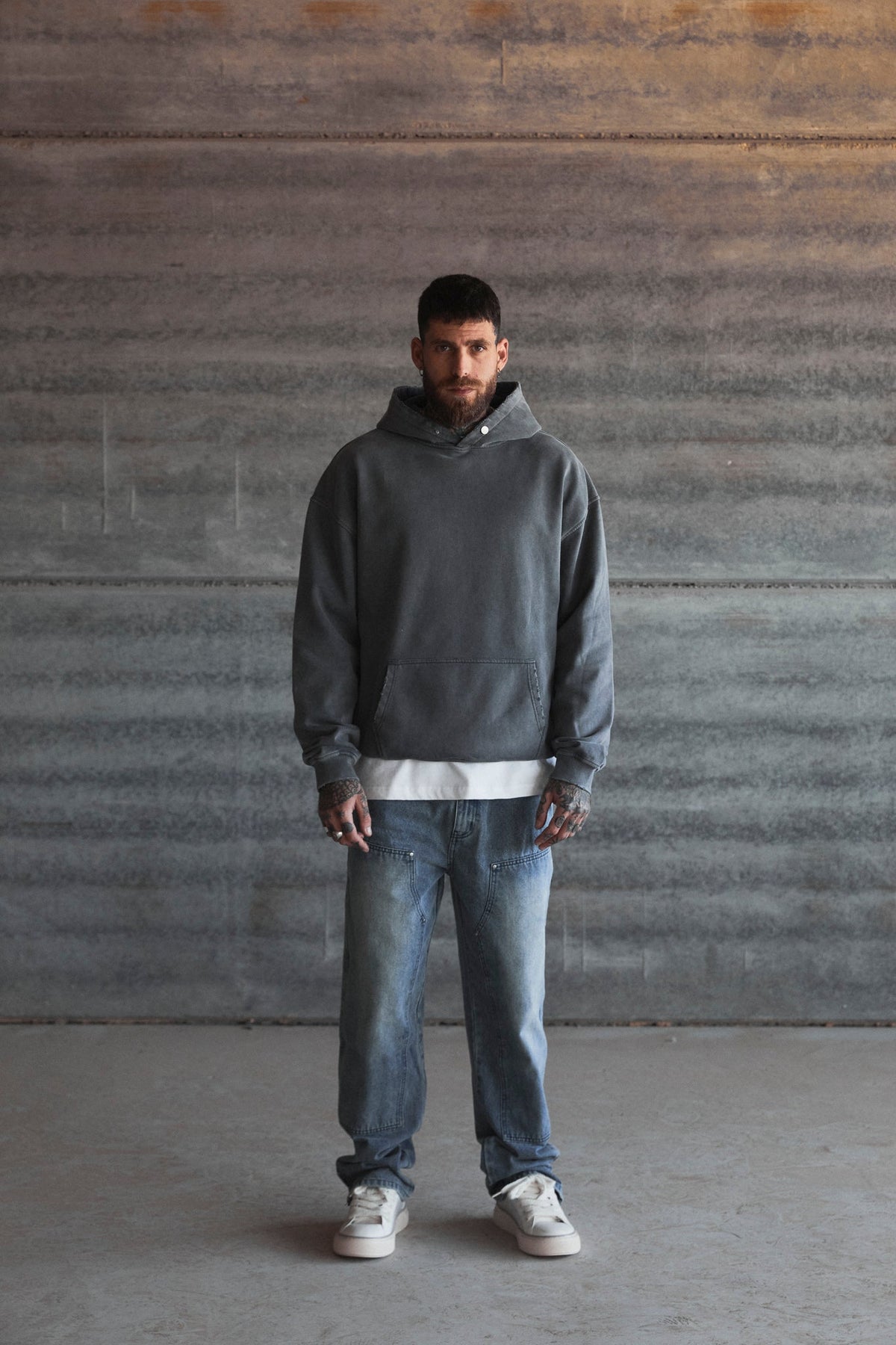 Washed blue carpenter denim IDOL STUDIOS