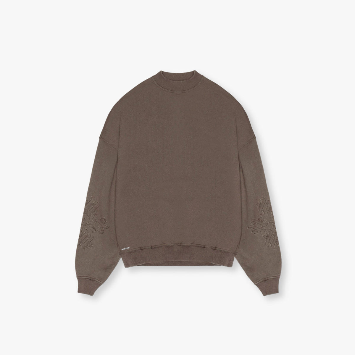 UMBER - BROWN CREW NECK Idolstudios
