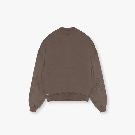 UMBER - BROWN CREW NECK