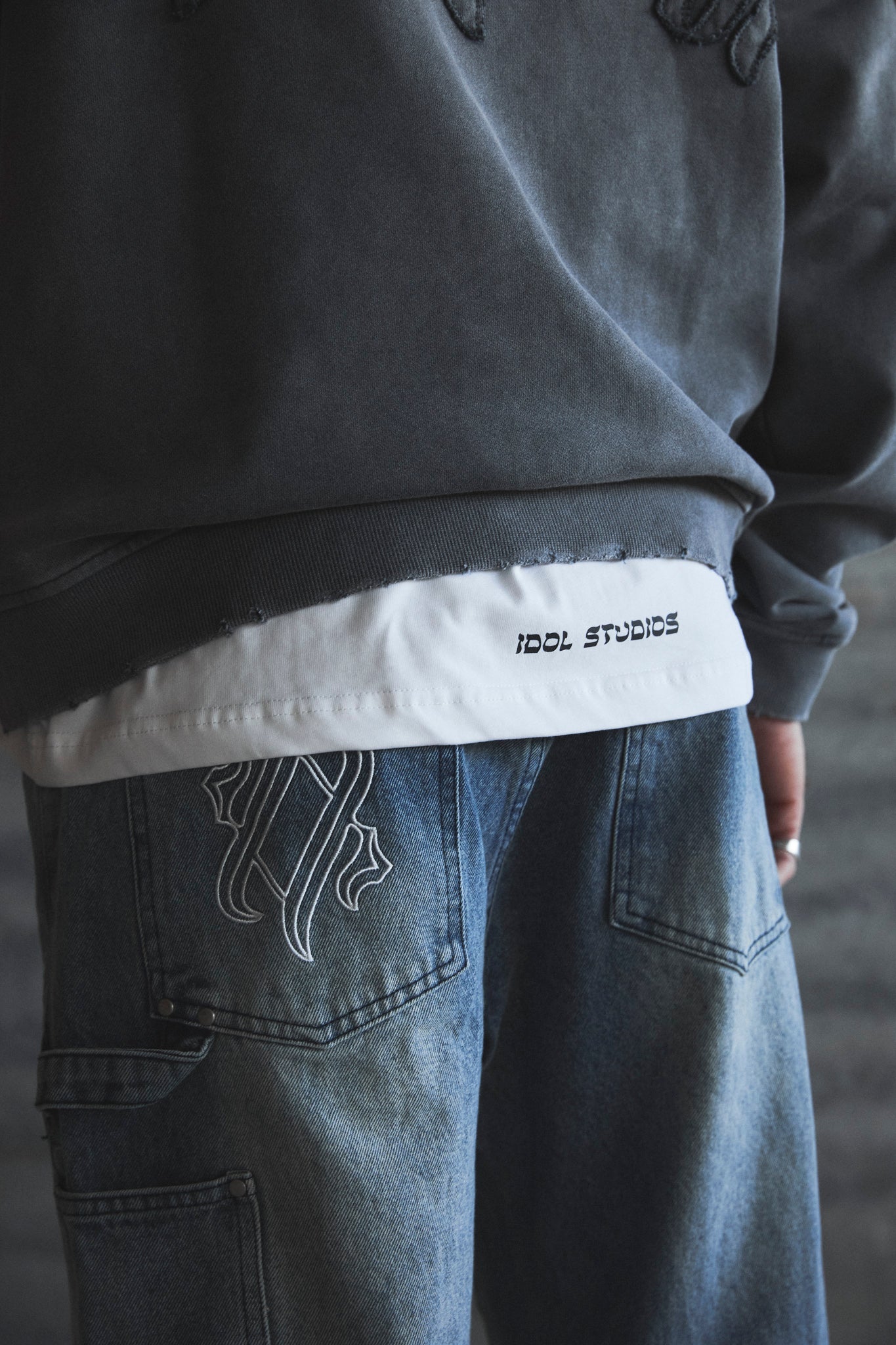 Washed blue carpenter denim IDOL STUDIOS