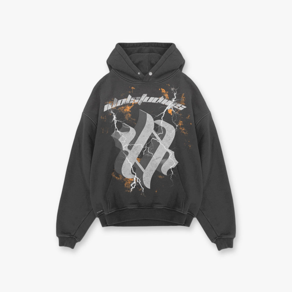 Stormborn - half washed hoodie Idolstudios