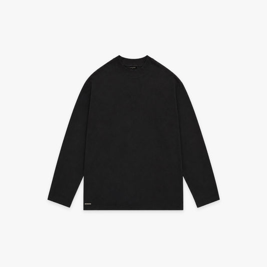 ORG LONG TEE - BLACK