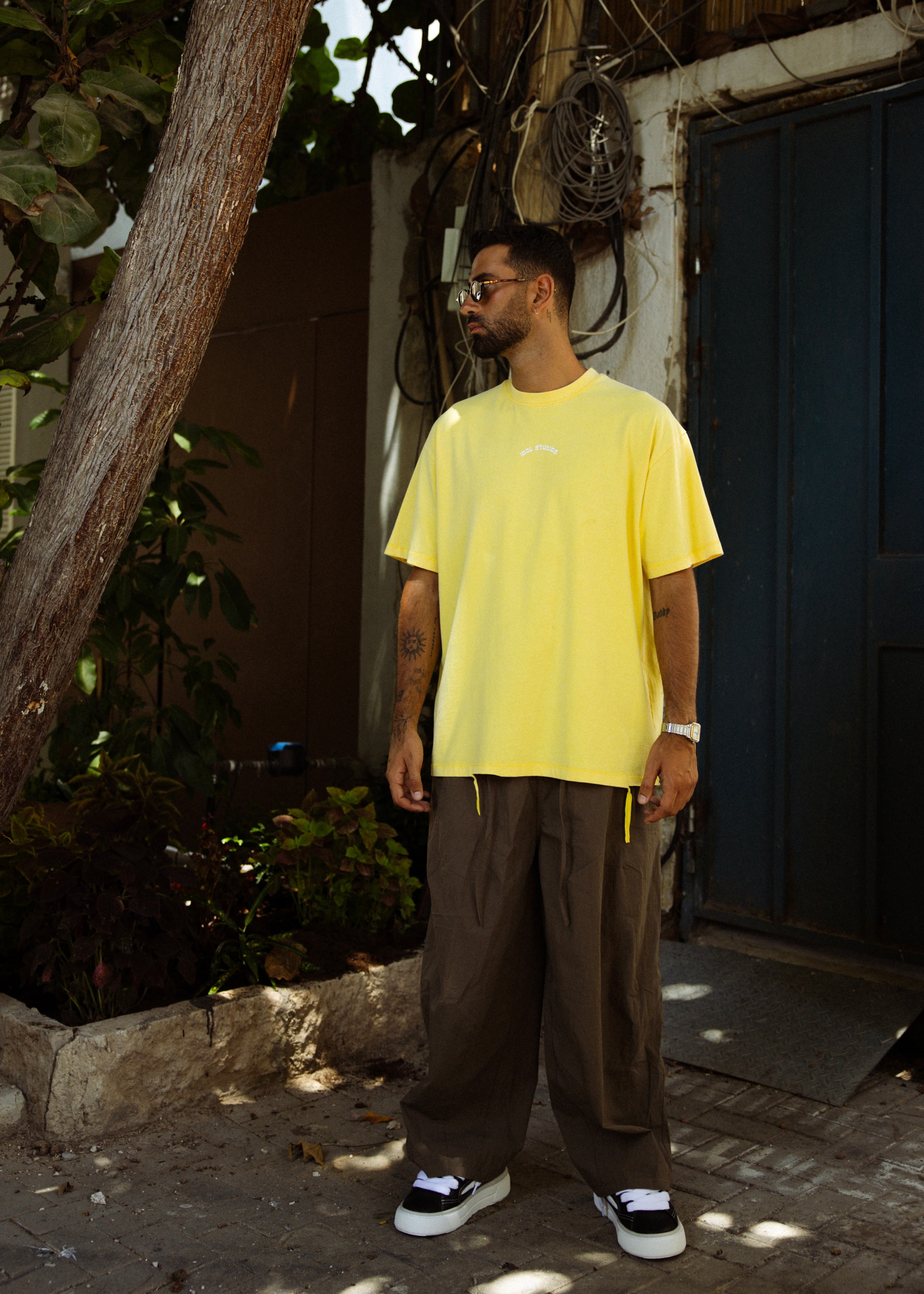 CURVED RIP - WASHED YELLOW