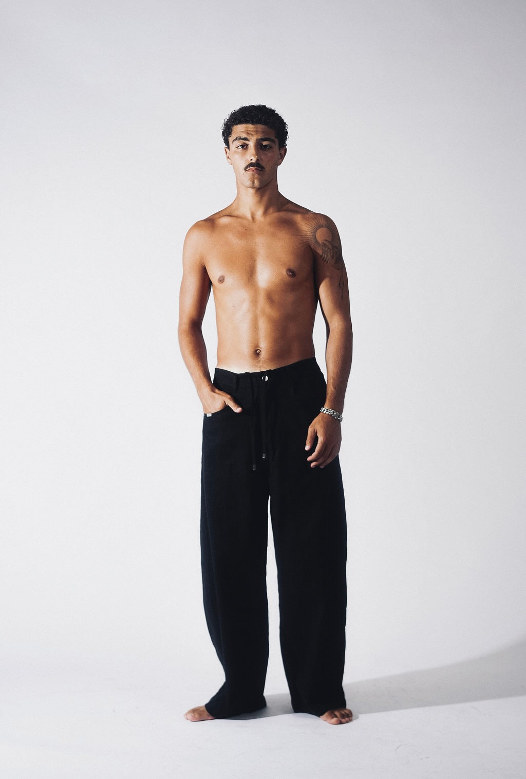 NERO - LINEN PANTS