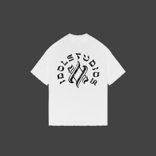 SCROLL LOGO - WHITE