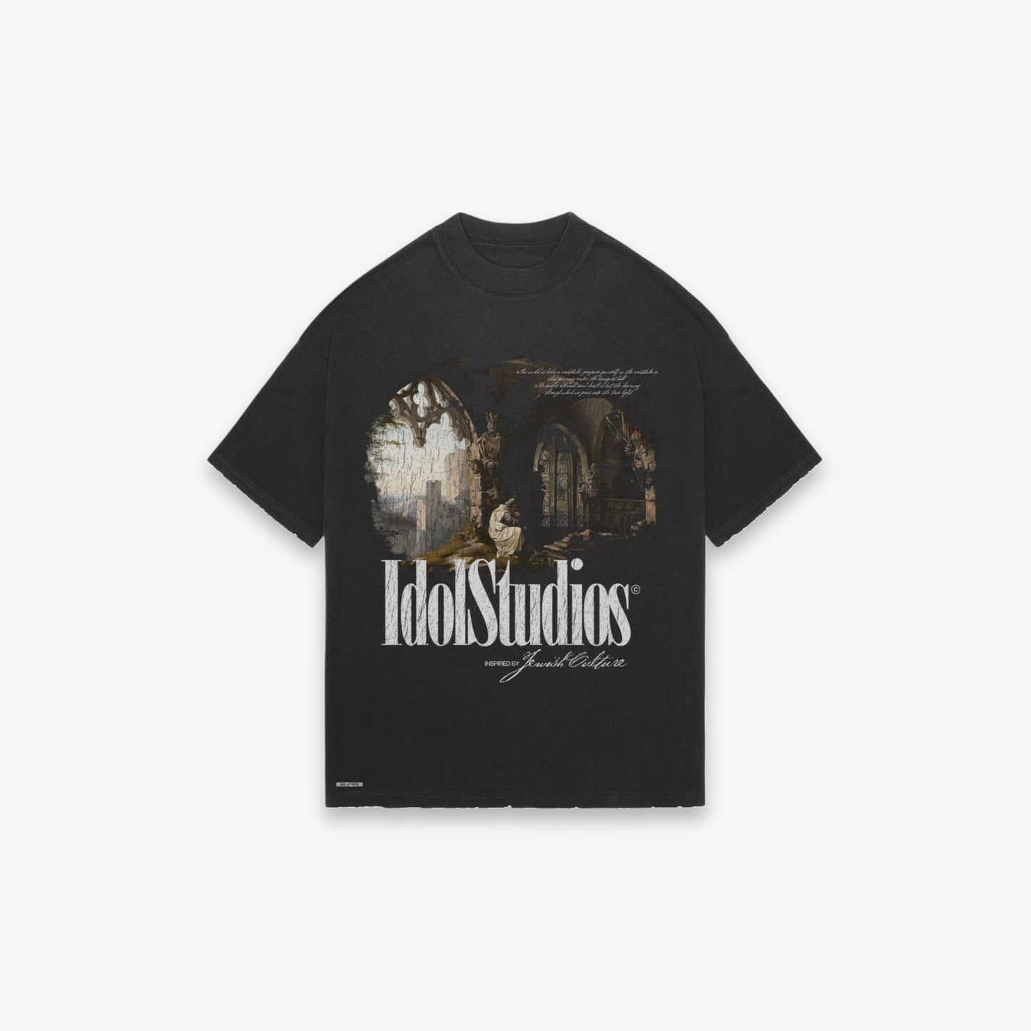 CATHEDRAL - WASHED BLACK T-SHIRT