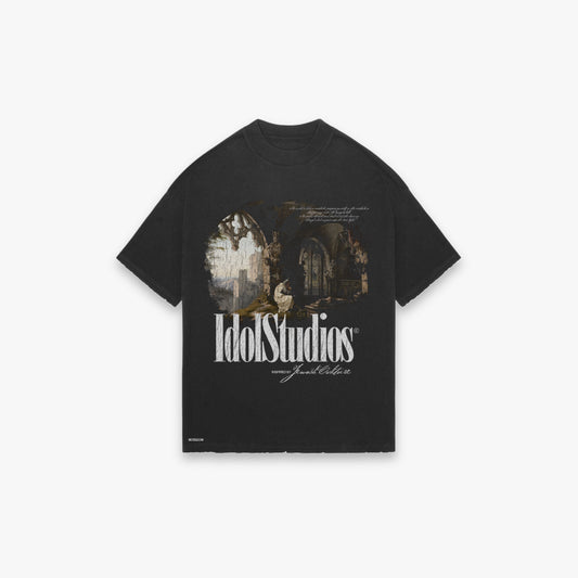 CATHEDRAL - WASHED BLACK T-SHIRT