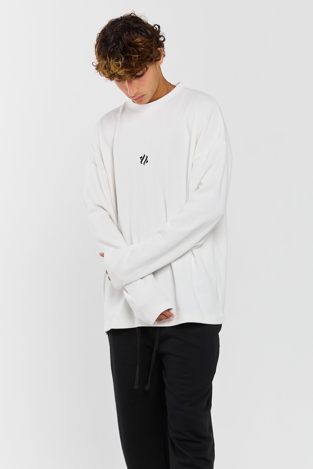HALO - WAFFLE LONG SLEEVE TEE