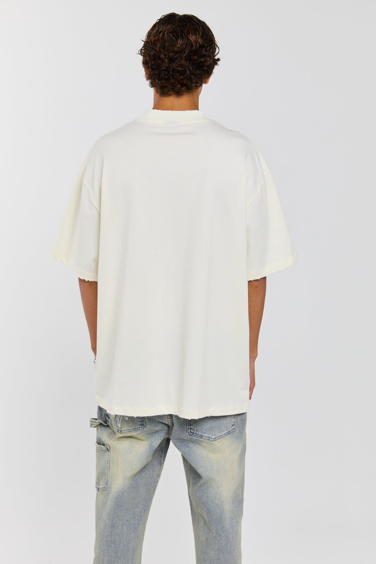 ETCHED - CREAM T-SHIRT